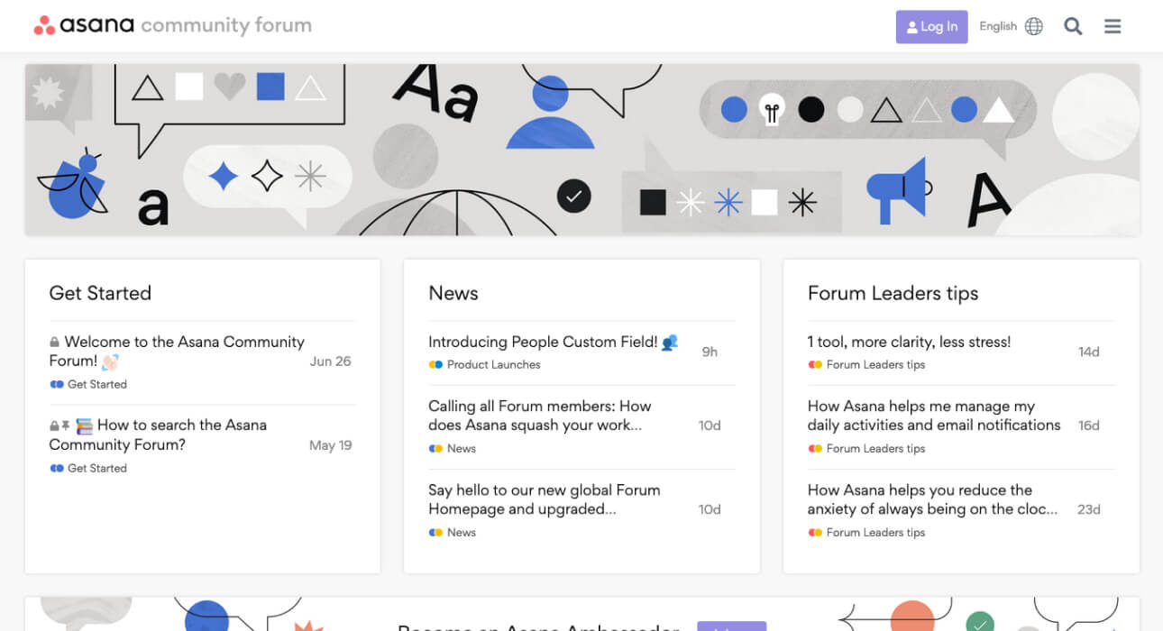 Asana Forum Screenshot